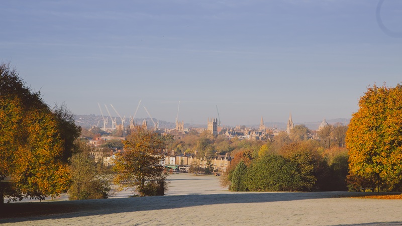 View from South Park over Oxford