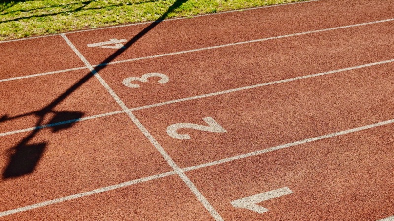 A running track