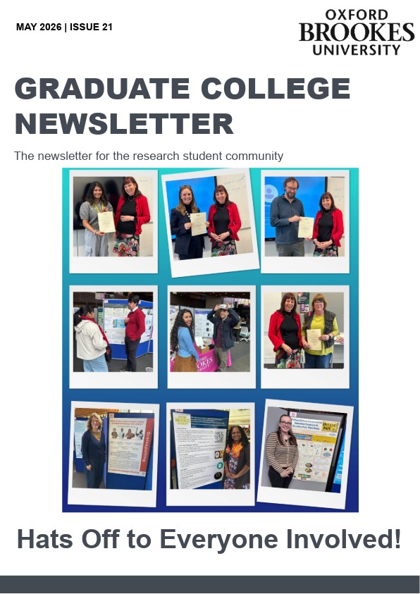Graduate college newsletter