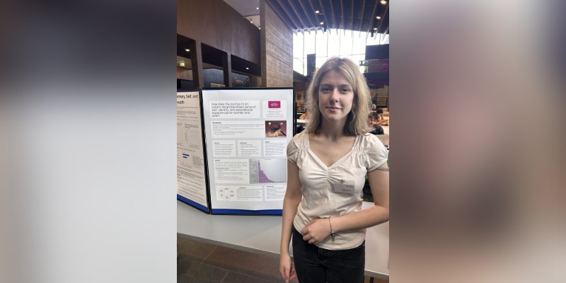 Matilda Holroyd with their poster
