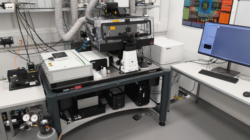 Nikon NSPARC FLIM-FRET confocal