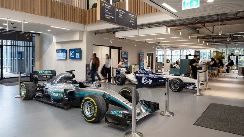Formula Student Car on a track