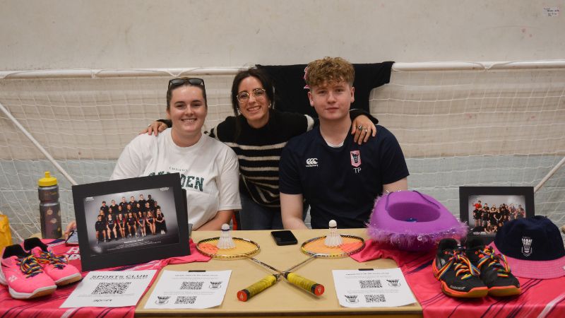 Badminton Club at the Sports Fair