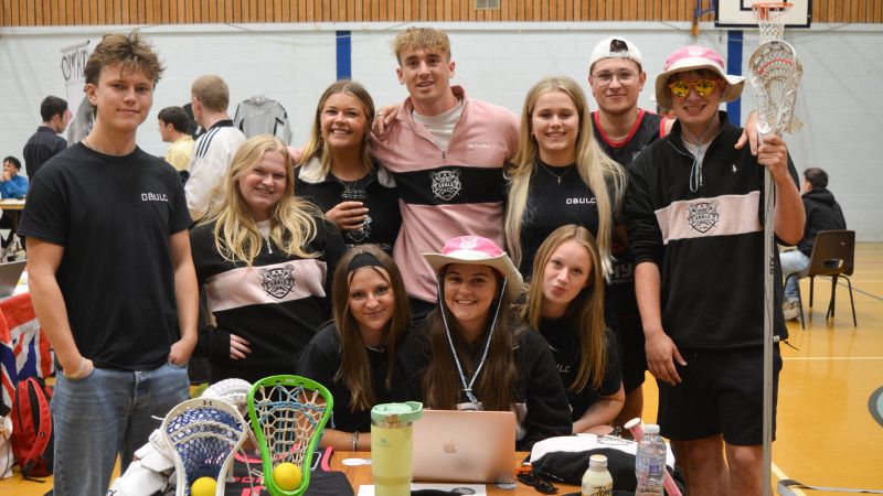 Lacrosse Club at the Sports Fair