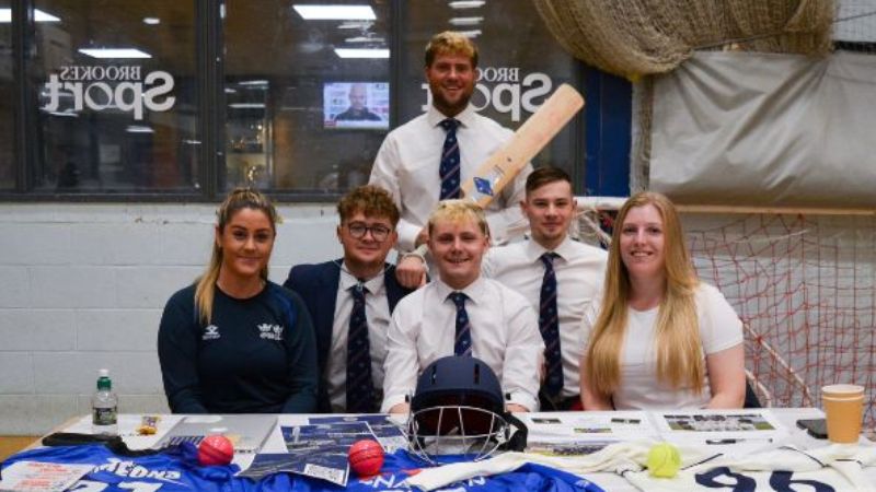 Oxford Brookes Cricket Club at the Sports Fair