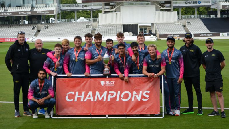 Oxford UCCE becoming BUCS Champions in 2024