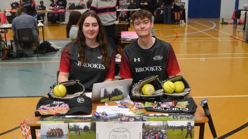 Softball Club at the Sports Fair