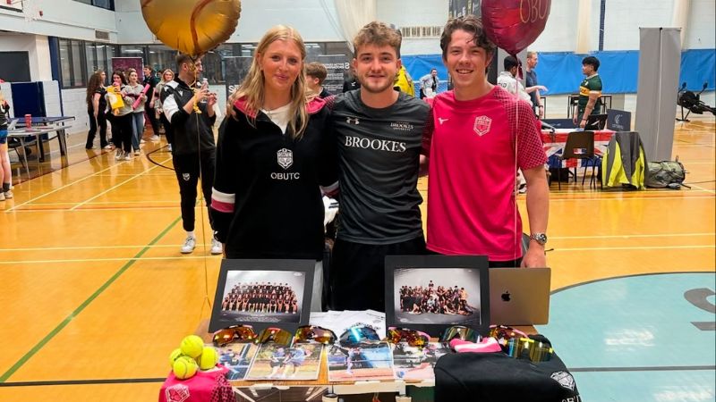 Tennis Club at the Sports Fair