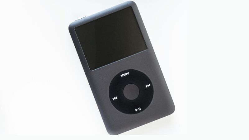 apple ipod with blank screen