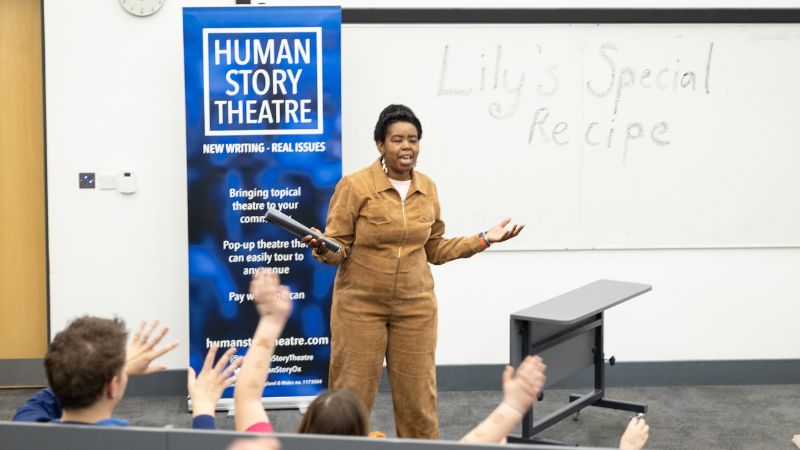 human story theatre at the science bazaar