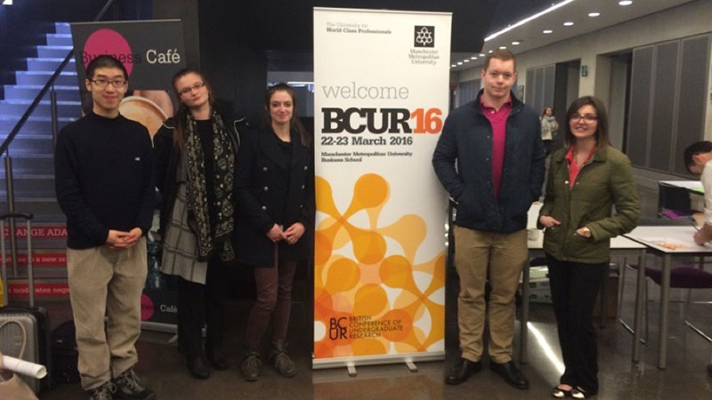 Oxford Brookes University students at BCUR 2016