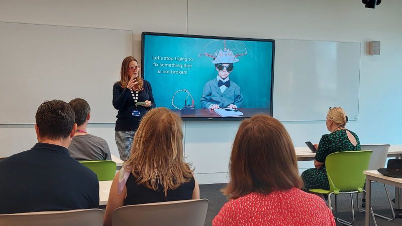 student with certificate