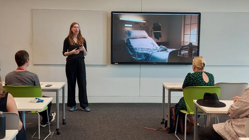 student with certificate