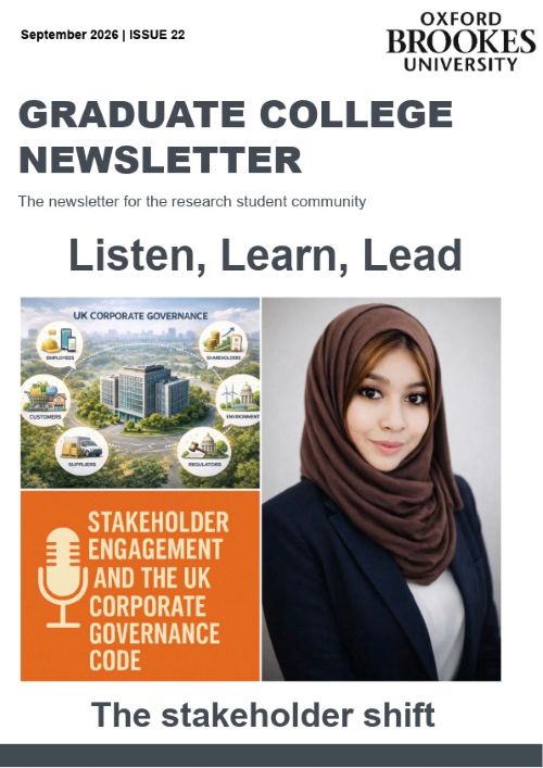 Graduate college newsletter 22