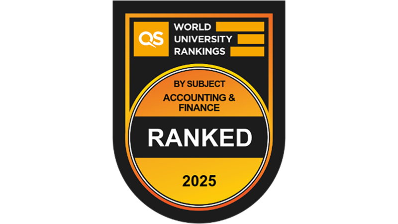 QS World University Rankings for Accounting and Finance 2025