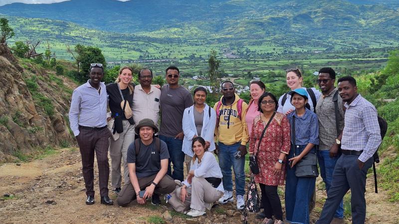 CENDEP students on a field trip in Ethiopia in May 2024