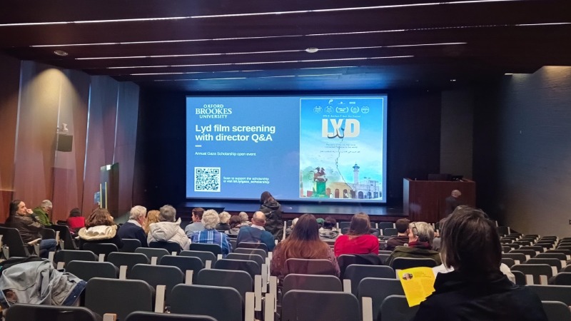Lyd film Screening in JHB lecture theatre