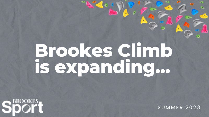 Brookes Climb is expanding with climbing hooks graphics, Brookes Sport logo and coming 2023