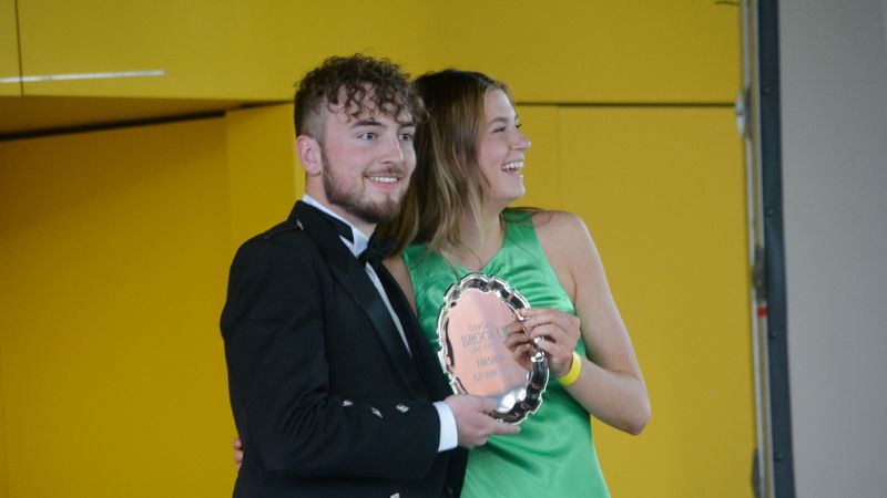 Fresher of the Year winners, Angus & Charlotte