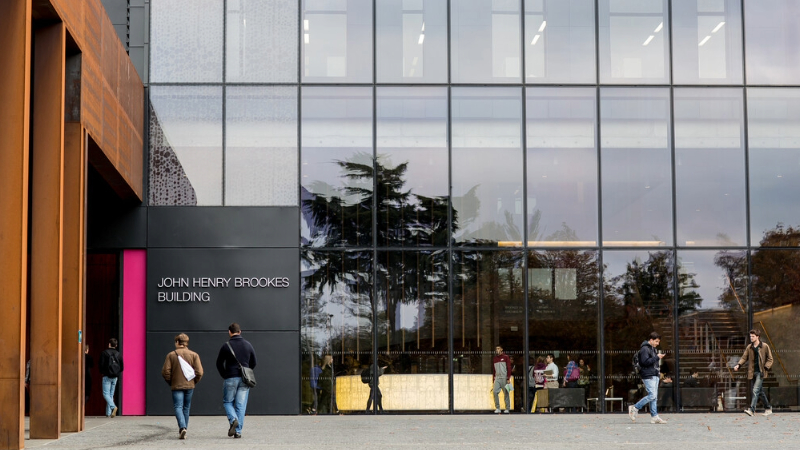 The exterior of the John Henry Brookes Building