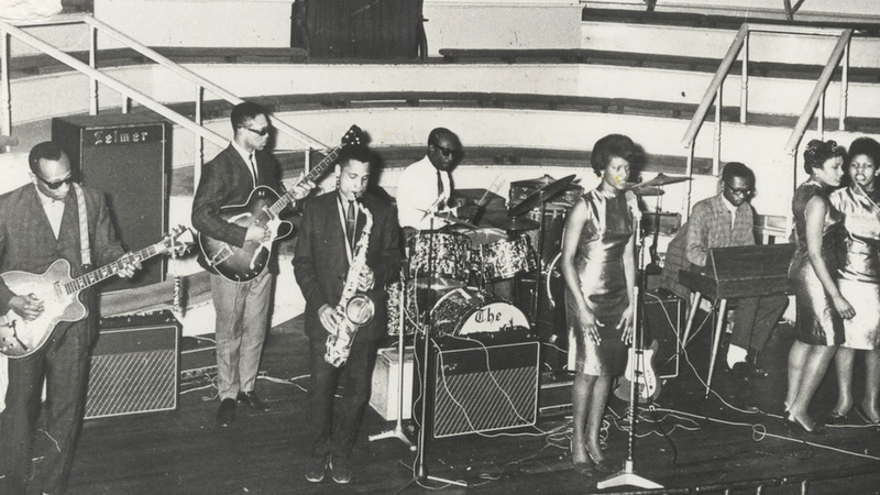 Image of a 1960's African Caribbean Jazz band 