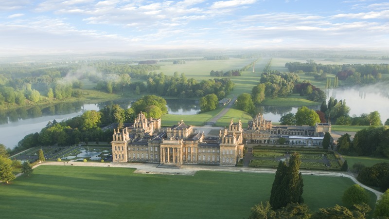 Blenheim Palace and the surrounding estate