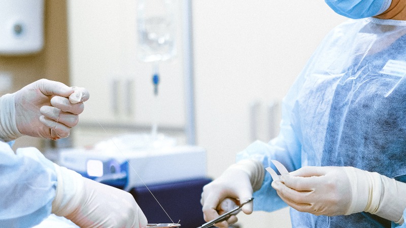 Health care staff in a hospital