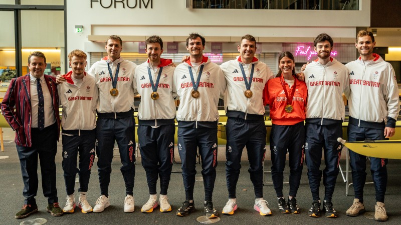 Olympic and Paralympic rowers at Oxford Brookes University