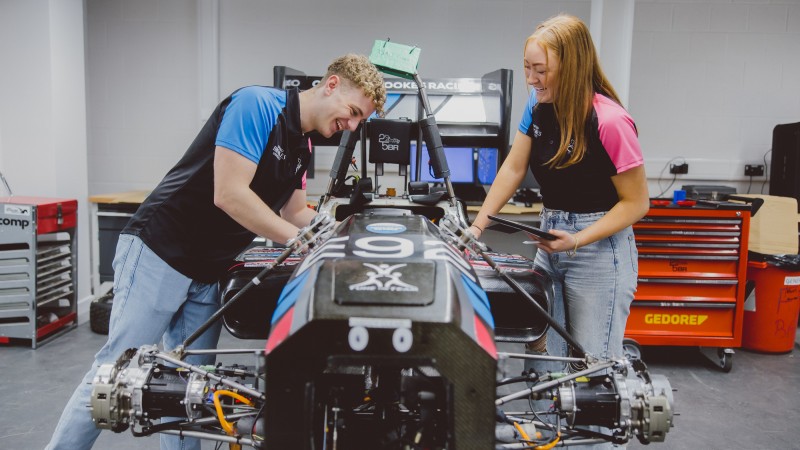 Members of Oxford Brookes Racing team