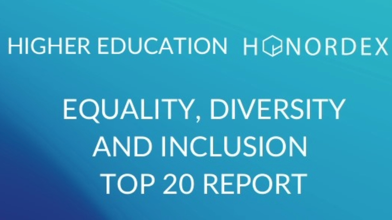 Honordex Higher Education Equality, Diversity and Inclusion Top 20 Report