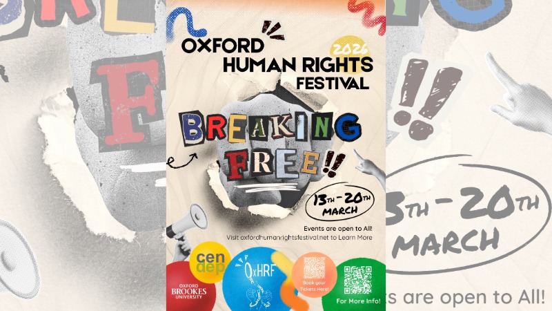 The Human Rights Festival flyer