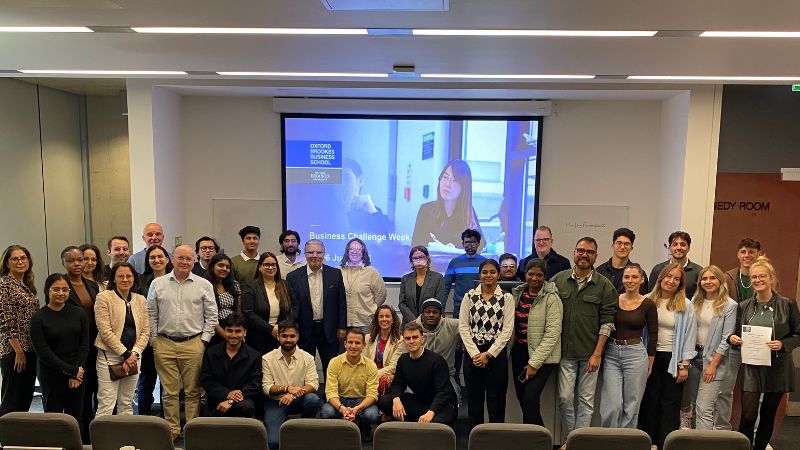 Participants in the Business Challenge Week 2025