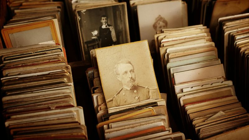 old photos in a collection