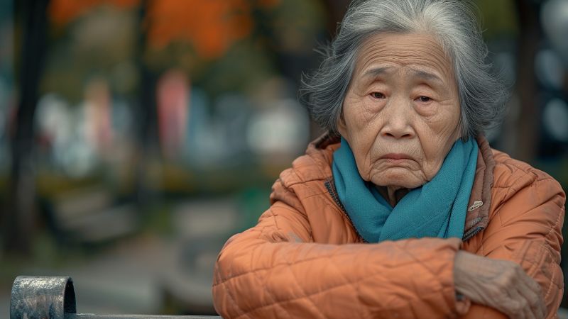 Older Japanese woman