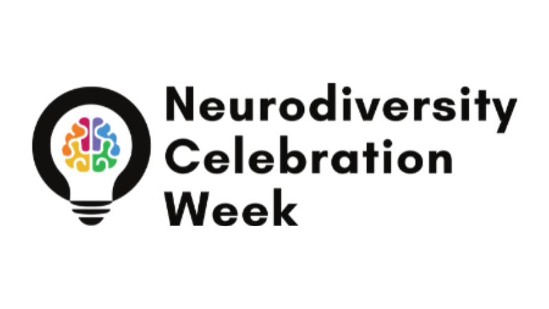 Neurodiversity Celebration Week logo.