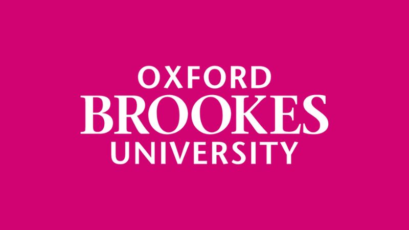 Oxford Brookes University pink logo.
