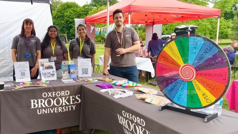 The Community Engagement team at Headington Festival.