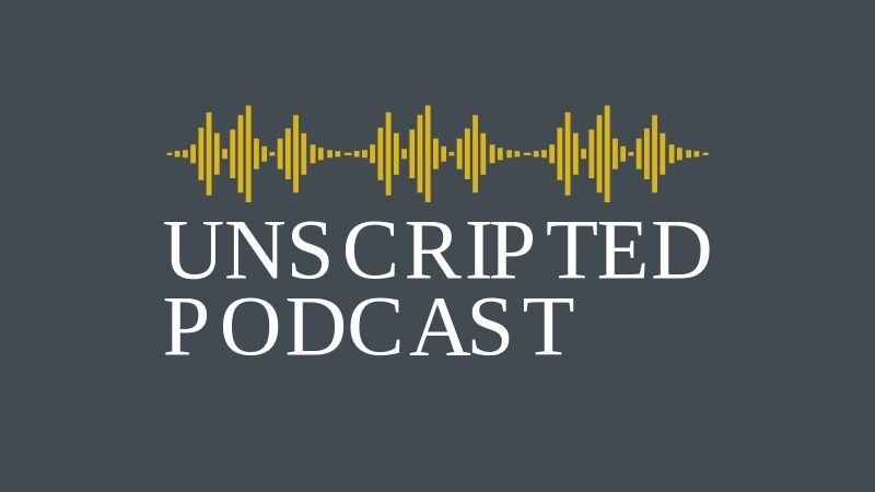 unscripted podcast logo