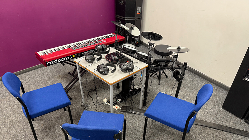 Silent Band room