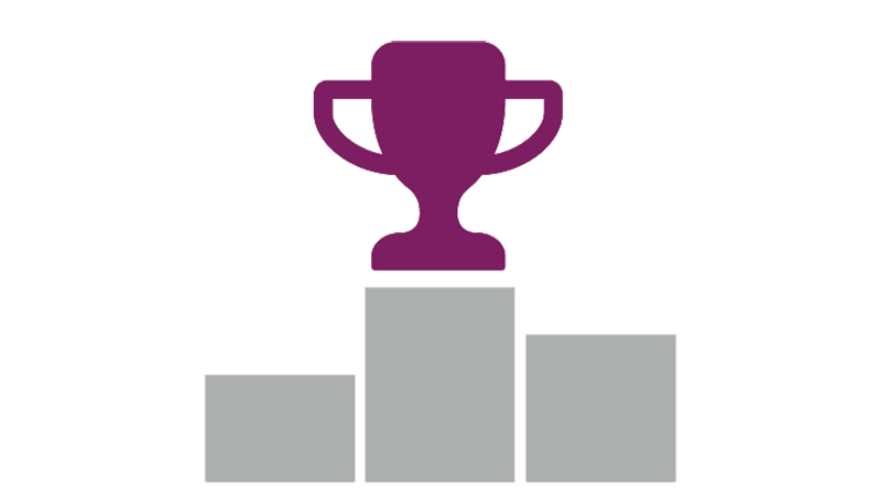 Podium trophy icon